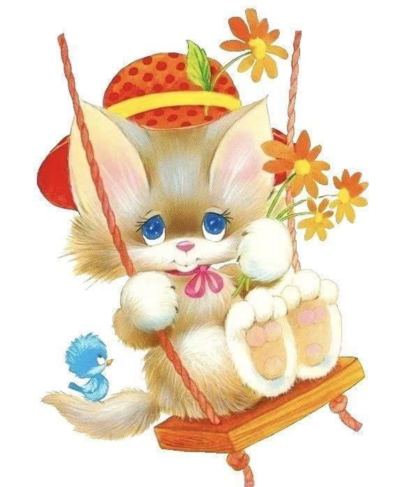 APM Kids Cute Animals Cartoon Wall Sticker Fully Waterproof Vinyl Sticker self Adhesive for Living Room, Bedroom, Office, Kids Room 12X18 inches (C4)