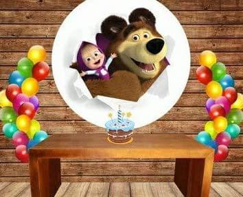 APM Masha & The Bear Wall Sticker Fully Waterproof Vinyl Sticker self Adhesive for Living Room, Bedroom, Office, Kids Room 12X18 inches (M11) APM Masha & The Bear Wall Sticker Fully Waterproof Vinyl Sticker self Adhesive for Living Room, Bedroom, Office, Kids Room 12X18 inches (M11)