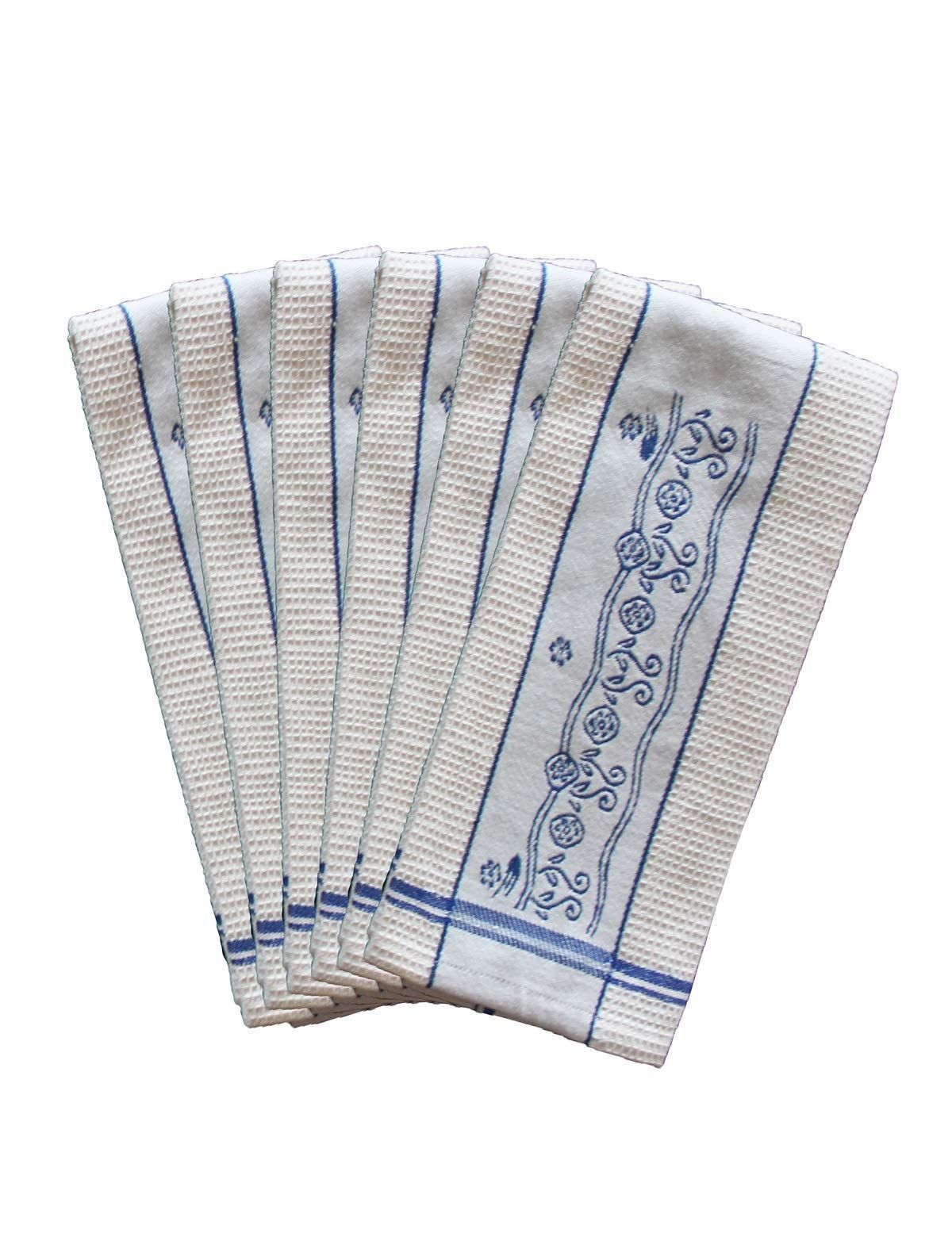 AIRWILL, 100% Cotton Kitchen Towels, Pack of 6 pcs