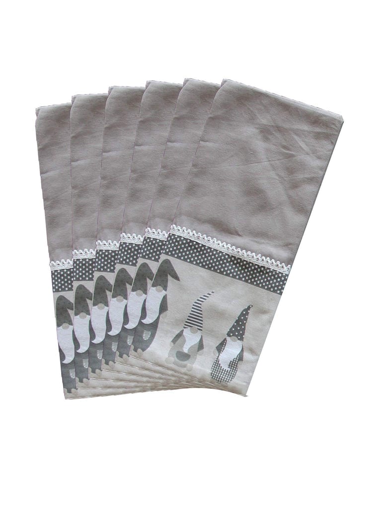 AIRWILL, 100% Cotton Kitchen Towels, Pack of 6 pcs