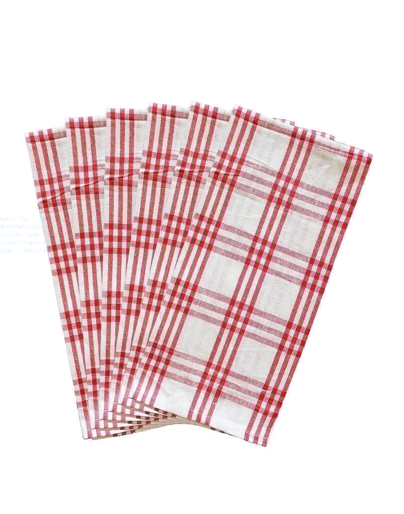 AIRWILL, 100% Cotton Kitchen Towels, Pack of 6 pcs