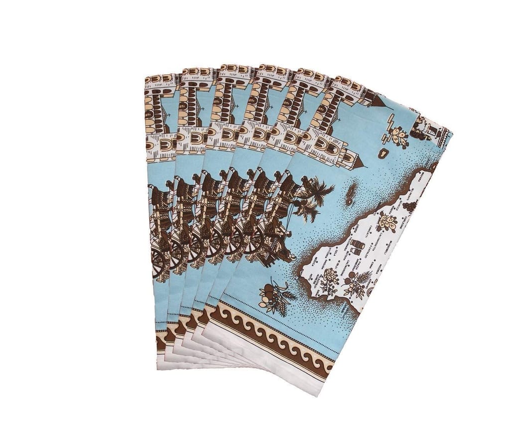 AIRWILL, 100% Cotton Kitchen Towels, Pack of 6 pcs - Towels | Buy online on ZillyBuy