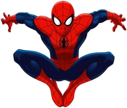 APM Spiderman Wall Sticker Fully Waterproof Vinyl Sticker self Adhesive for Living Room, Bedroom, Office, Kids Room 12X18 inches (S3)