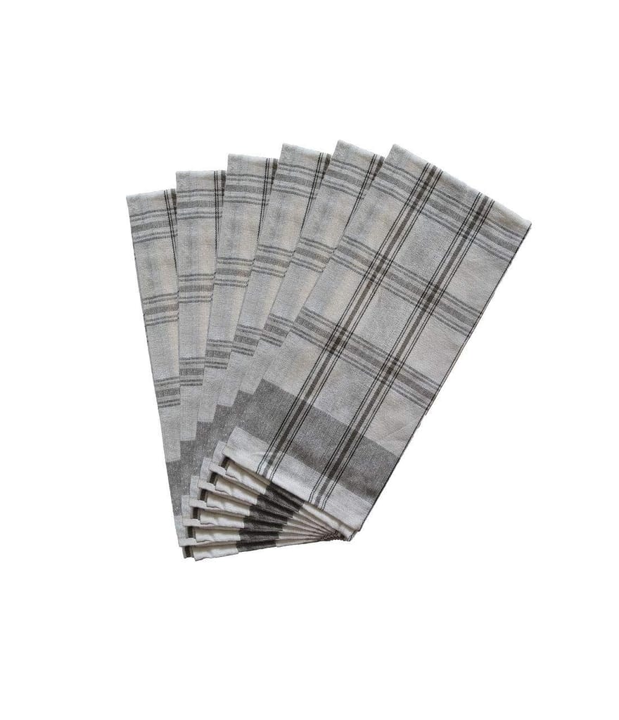 AIRWILL, 100% Cotton Kitchen Towels, Pack of 6 pcs