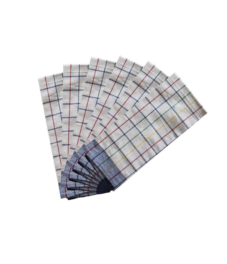 AIRWILL, 100% Cotton Kitchen Towels, Pack of 6 pcs - Towels | Buy online on ZillyBuy