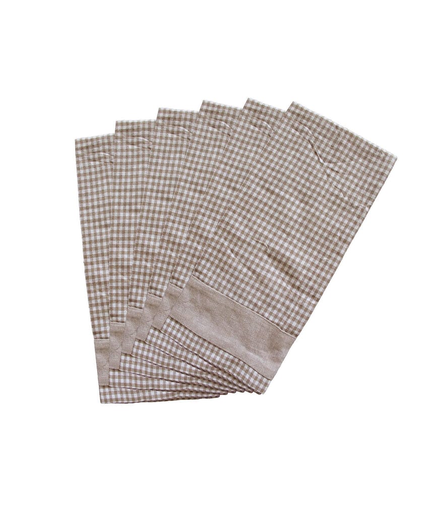 AIRWILL, 100% Cotton Kitchen Towels, Pack of 6 pcs