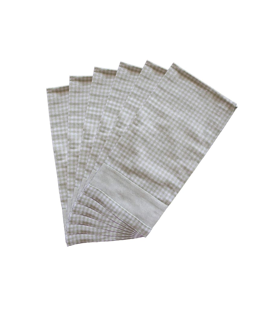AIRWILL, 100% Cotton Kitchen Towels, Pack of 6 pcs - Towels | Buy online on ZillyBuy