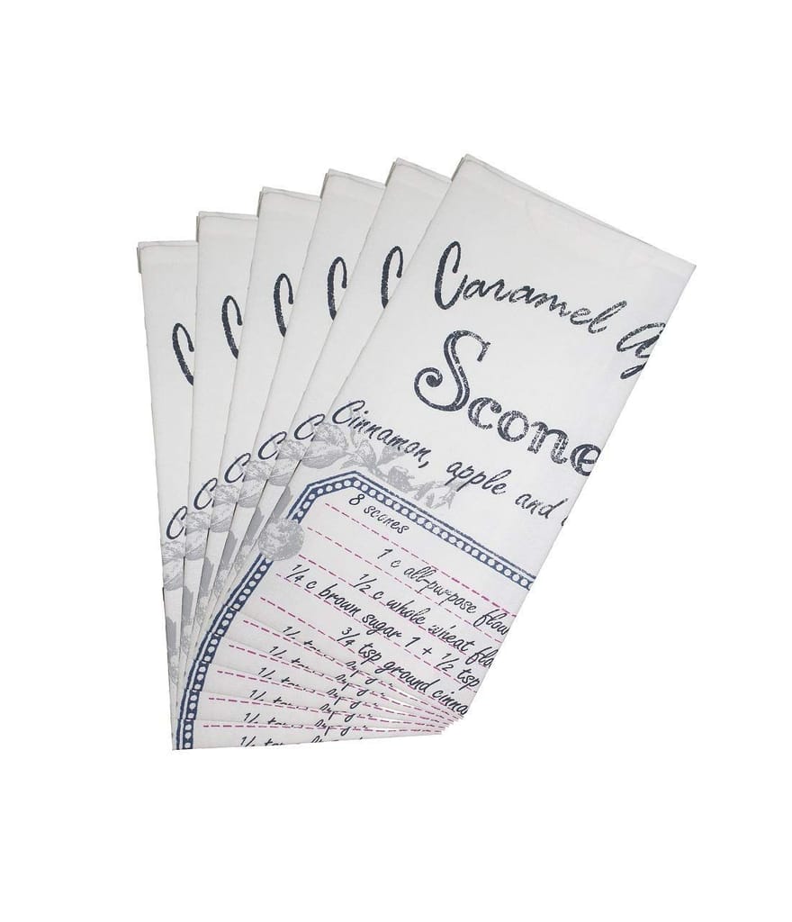 AIRWILL, 100% Cotton Kitchen Towels, Pack of 6 pcs