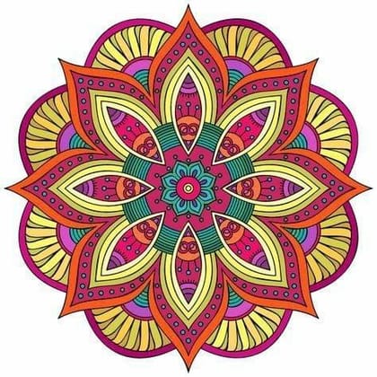 APM Rangoli Waterproof Laminated Floor Sticker in 15X15 inches (RNG13) APM Rangoli Waterproof Laminated Floor Sticker in 15X15 inches (RNG13)