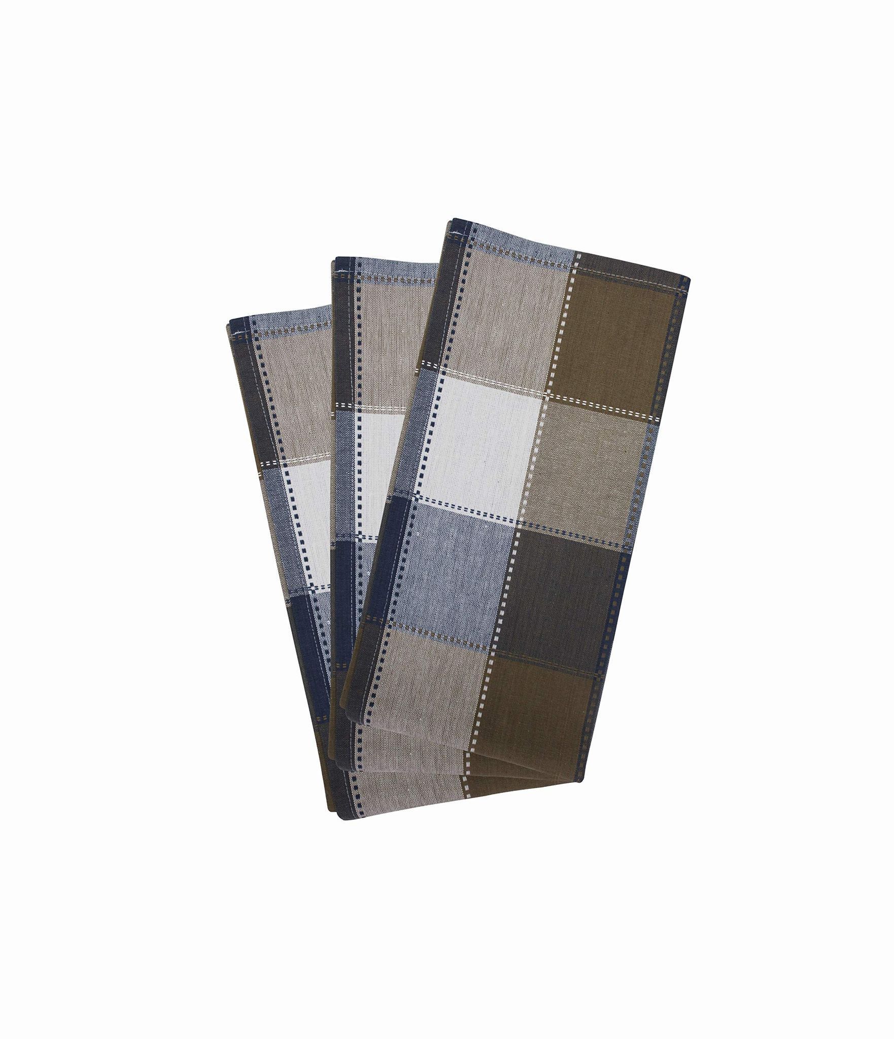AIRWILL Cotton Kitchen Towels, Dishcloths, Wiping Cloths (Pack of 3 pcs)