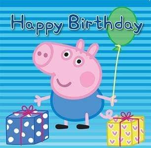 APM Peppa Pig Wall Sticker Fully Waterproof Vinyl Sticker self Adhesive for Living Room, Bedroom, Office, Kids Room 12X18 inches (PPC20)