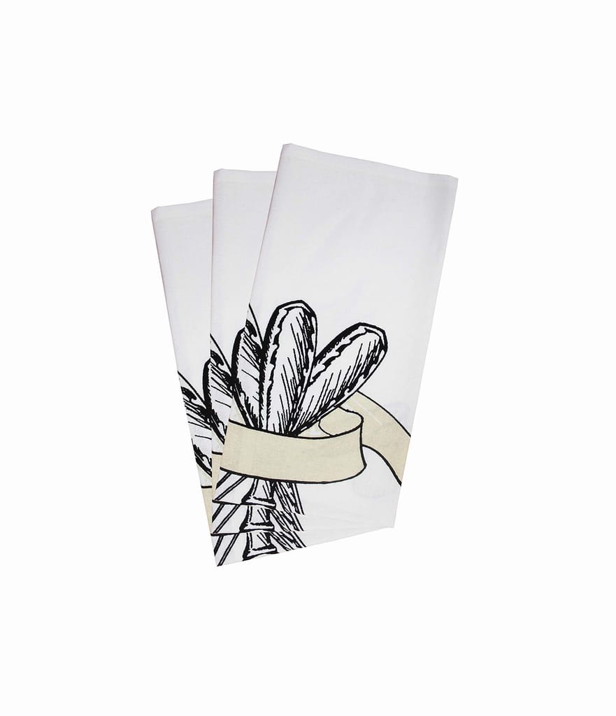 AIRWILL Cotton Kitchen Towels, Dishcloths, Wiping Cloths (Pack of 3 pcs)