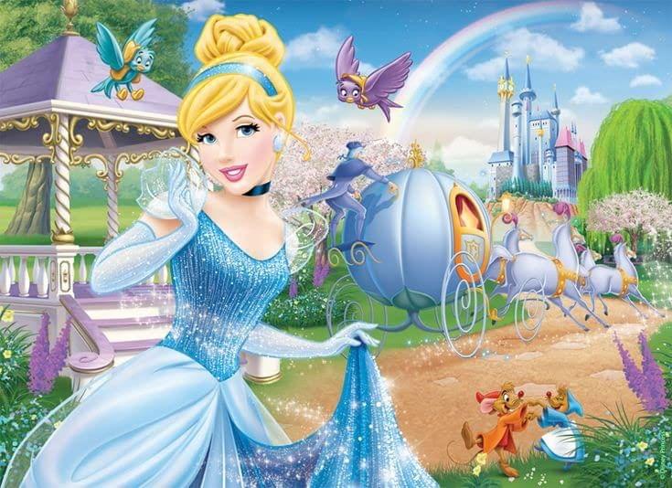 APM Princess Wall Sticker Fully Waterproof Vinyl Sticker self Adhesive for Living Room, Bedroom, Office, Kids Room 12X18 inches (P12)