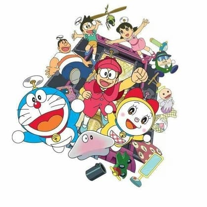 APM Kids Cute Cartoon Wall Sticker Fully Waterproof Vinyl Sticker self Adhesive for Living Room, Bedroom, Office, Kids Room 12X18 inches (N26)