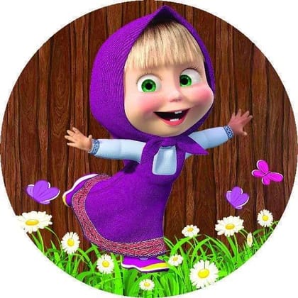 APM Masha & The Bear Laminated Wall Sticker for Kids 12X18 INCHES (M6) APM Masha & The Bear Laminated Wall Sticker for Kids 12X18 INCHES (M6)