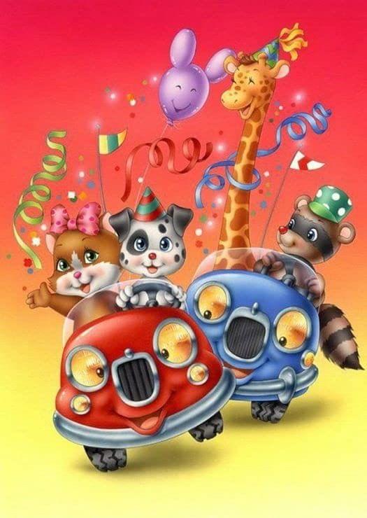 APM Kids Cartoon Wall Sticker Fully Waterproof Vinyl Sticker self Adhesive for Living Room, Bedroom, Office, Kids Room 12X18 inches (CT16)