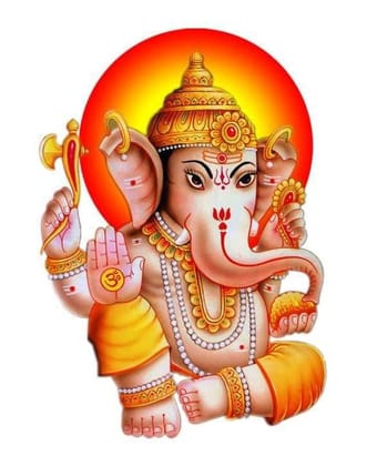 APM Ganpati Wall Sticker/Ganpati Bappa Fully Waterproof Vinyl Sticker self Adhesive for Living Room, Bedroom, Office, Kids Room 12X18 inches (GH24) APM Ganpati Wall Sticker/Ganpati Bappa Fully Waterproof Vinyl Sticker self Adhesive for Living Room, Bedroom, Office, Kids Room 12X18 inches (GH24)