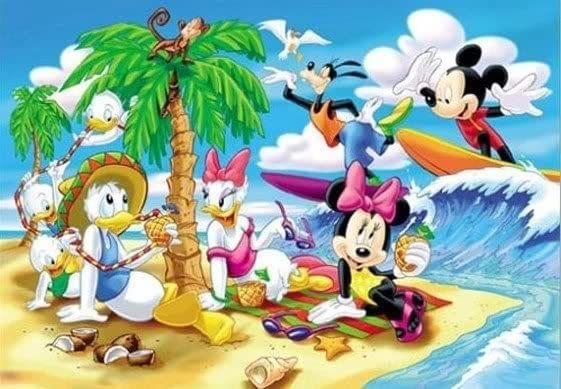 APM Kids Cartoon Wall Sticker Fully Waterproof Vinyl Sticker self Adhesive for Living Room, Bedroom, Office, Kids Room 12X18 inches (U24)