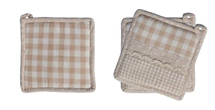 Airwill, 40x40 cm Pot Holders. Pack of 3 Pieces.