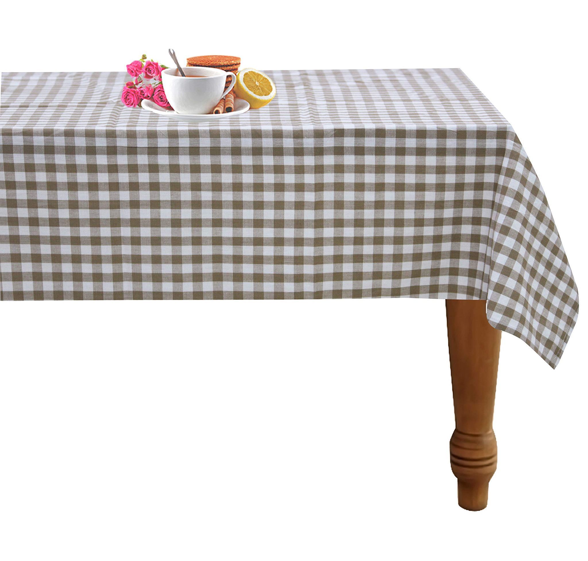 AIRWILL 100% Cotton 2 Seater Table Cover (Pack of 1)