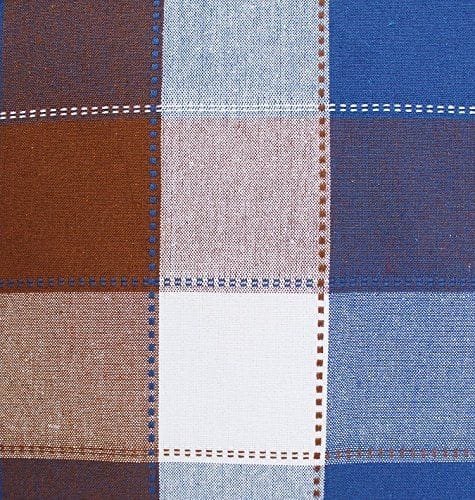 AIRWILL Cotton Jacquard Dobby Checks with Multicolor Combos of 4/6 Seater Tablecloth, Sized 140cm Width and 140cm Length