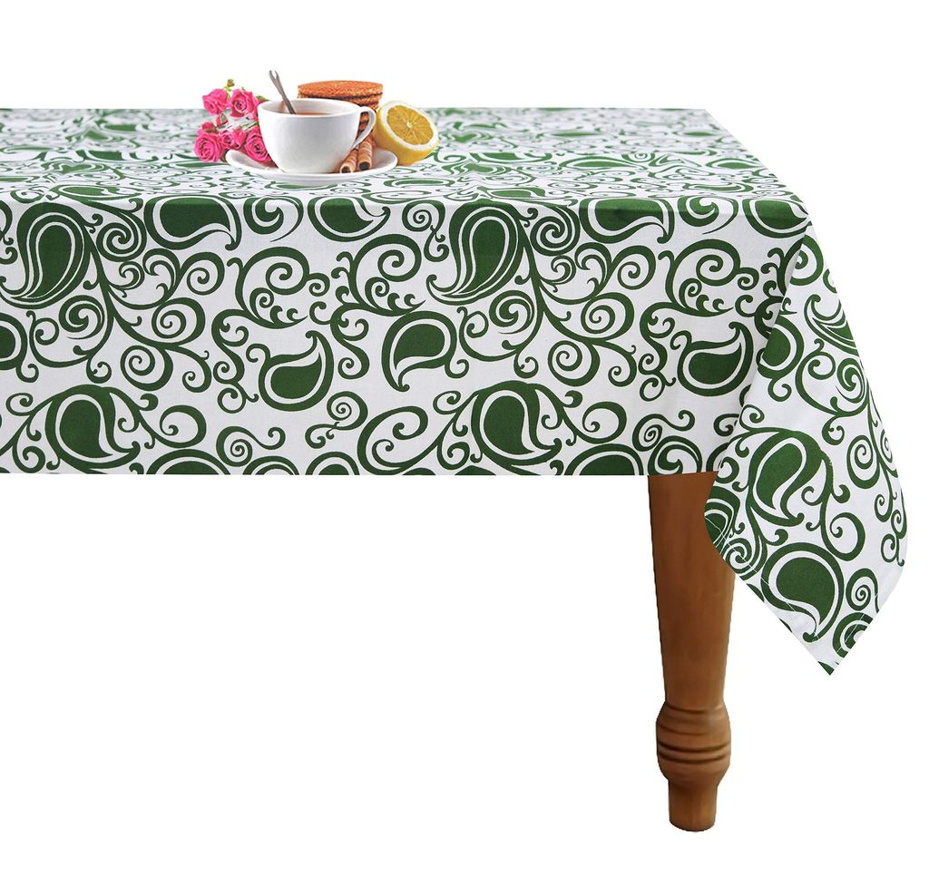 AIRWILL 100% Cotton 2 Seater Table Cover (Pack of 1)
