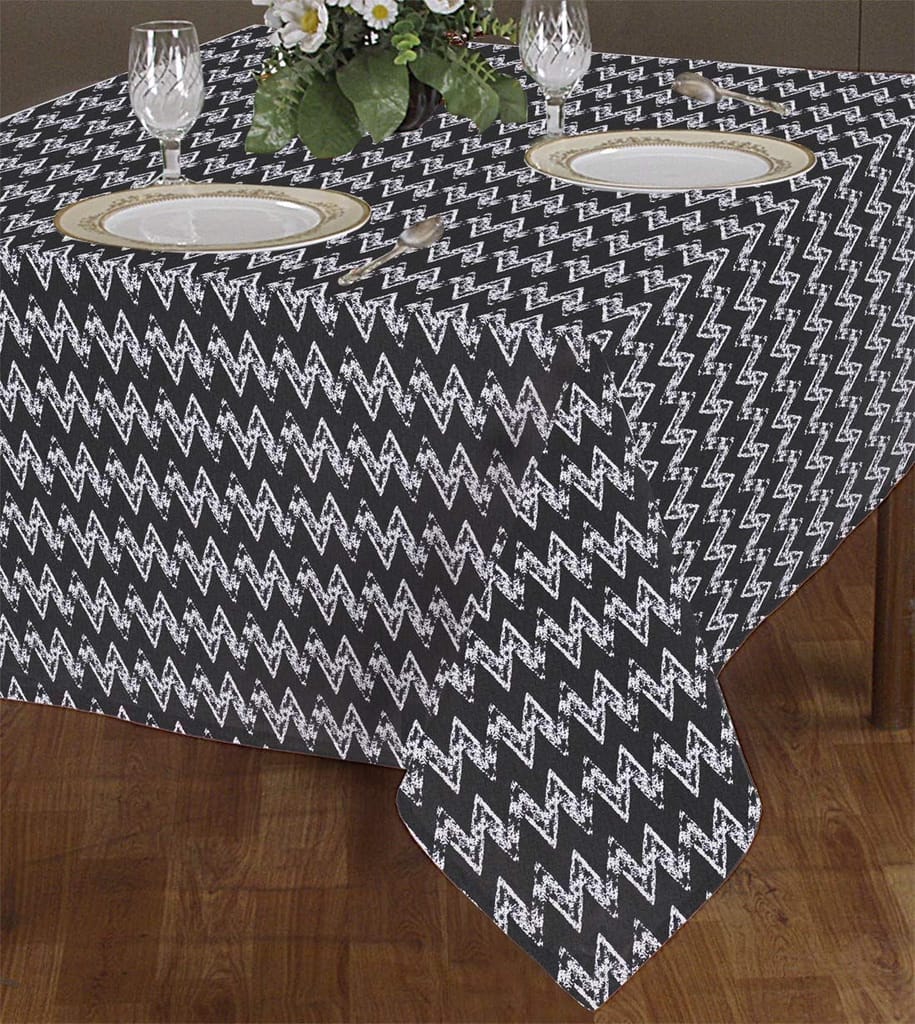 AIRWILL 100% Cotton 2 Seater Table Cover (Pack of 1)