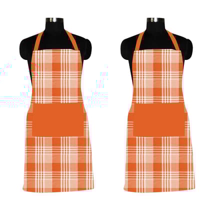 AIRWILL, 100% Cotton Designer Home Use, Chefs and Regular Aprons, Pack of 2 pc