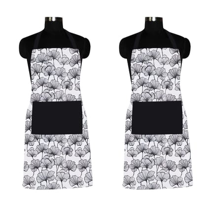 AIRWILL, 100% Cotton Designer Home Use, Chefs and Regular Aprons, Pack of 2 pc