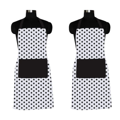 AIRWILL, 100% Cotton Designer Home Use, Chefs and Regular Aprons, Pack of 2 pc