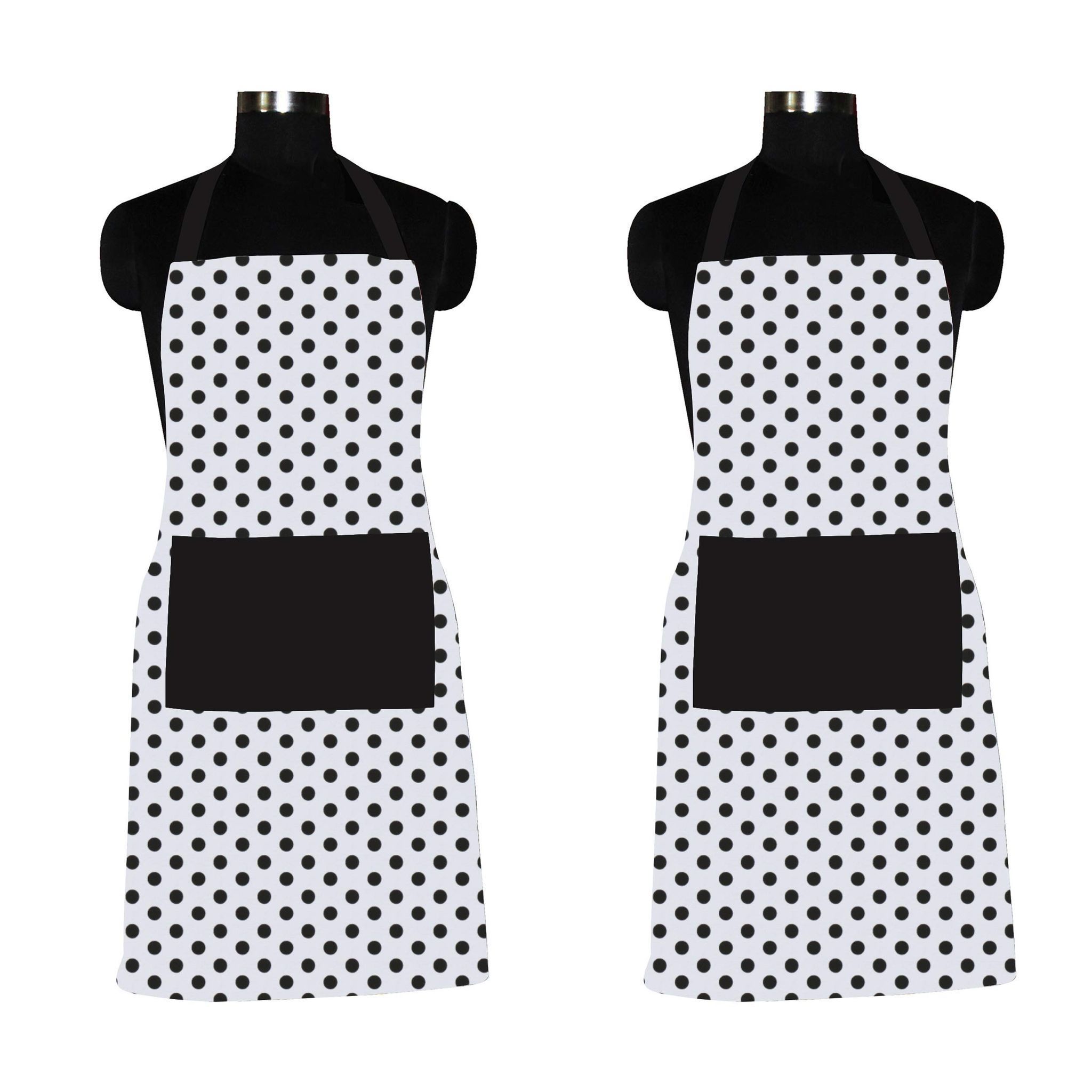 AIRWILL, 100% Cotton Designer Home Use, Chefs and Regular Aprons, Pack of 2 pc