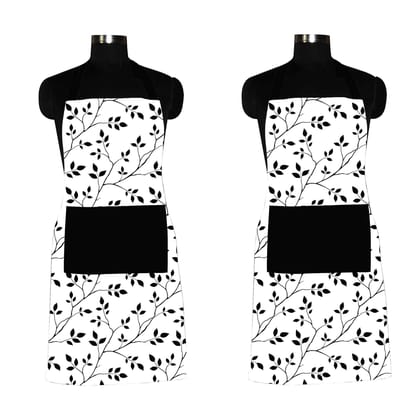 AIRWILL, 100% Cotton Designer Home Use, Chefs and Regular Aprons, Pack of 2 pc