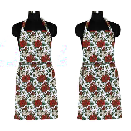 AIRWILL, 100% Cotton Designer Home Use, Chefs and Regular Aprons, Pack of 2 pc