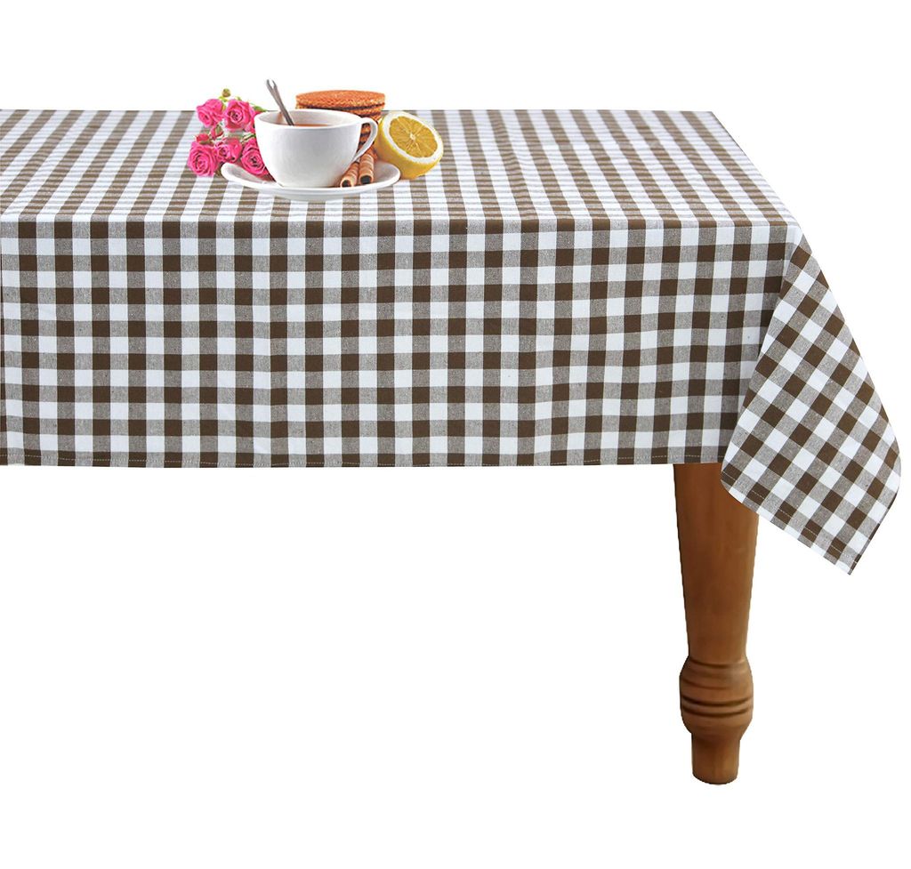 AIRWILL 100% Cotton 2 Seater Table Cover (Pack of 1)