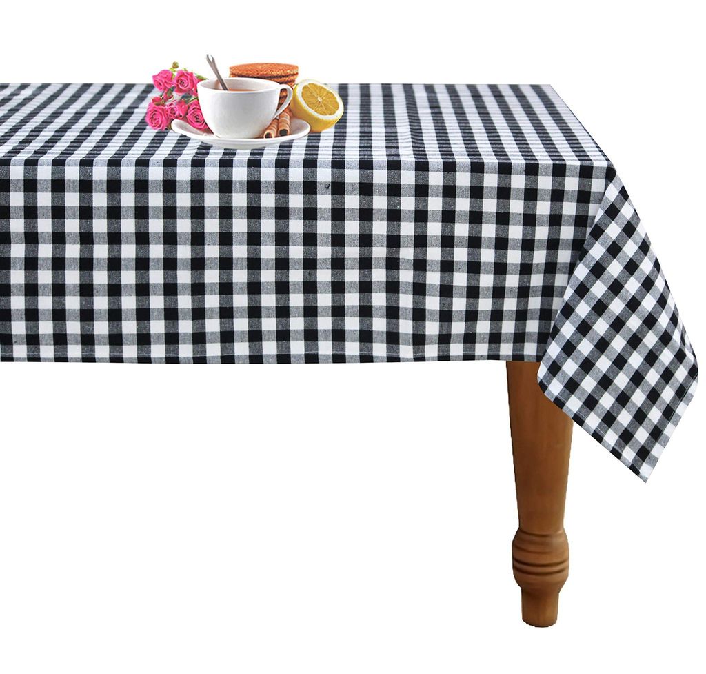 AIRWILL 100% Cotton 2 Seater Table Cover (Pack of 1)