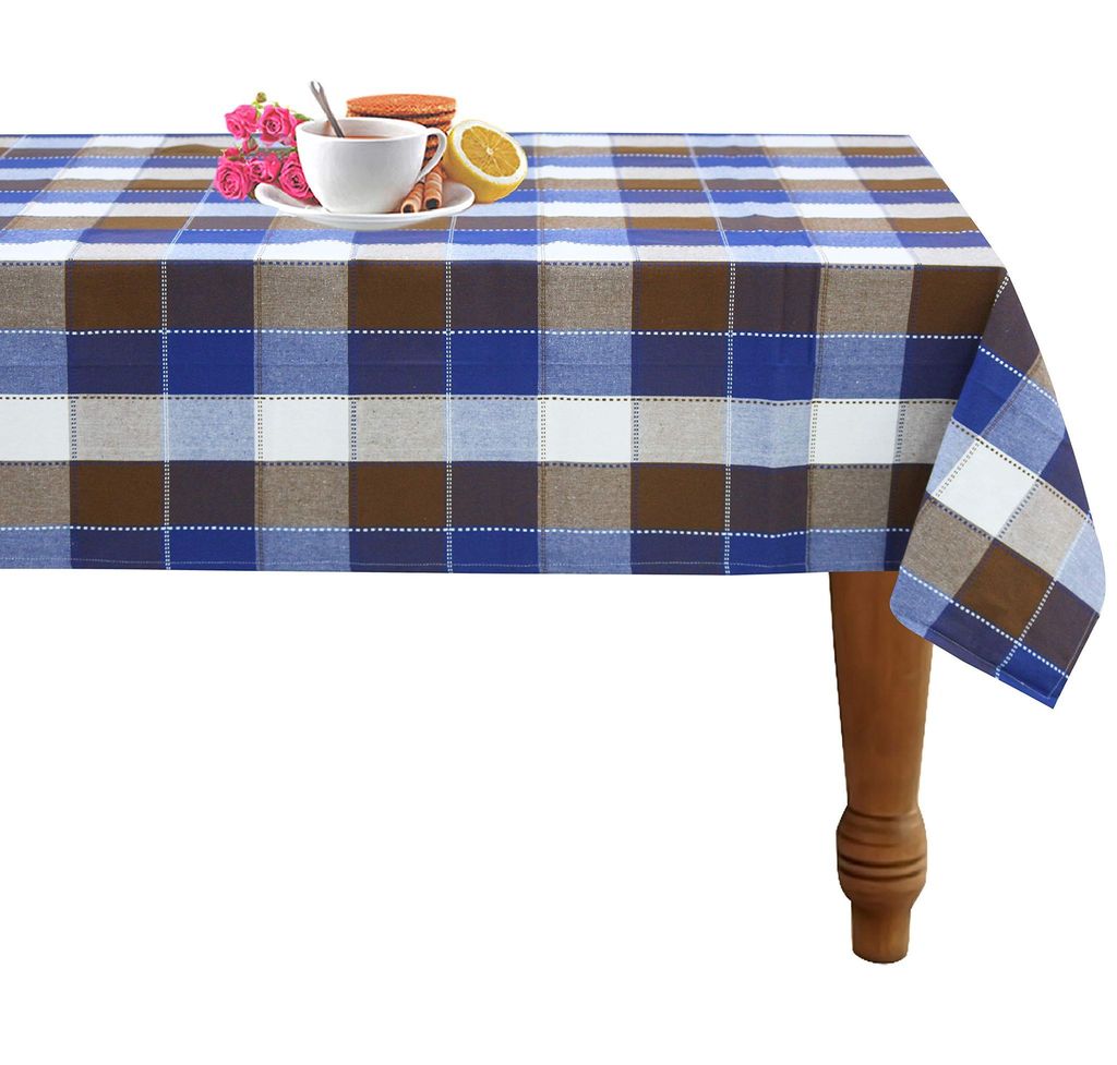 AIRWILL 100% Cotton 2 Seater Table Cover (Pack of 1)