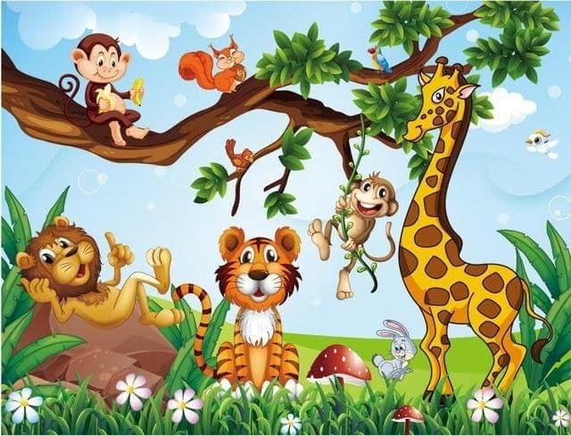 APM Kids Cartoon Wall Sticker Fully Waterproof Vinyl Sticker self Adhesive for Living Room, Bedroom, Office, Kids Room 12X18 inches (JB21)