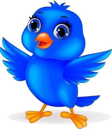 APM Kids Cute Birds Cartoon Wall Sticker Fully Waterproof Vinyl Sticker self Adhesive for Living Room, Bedroom, Office, Kids Room 12X18 inches (B20)