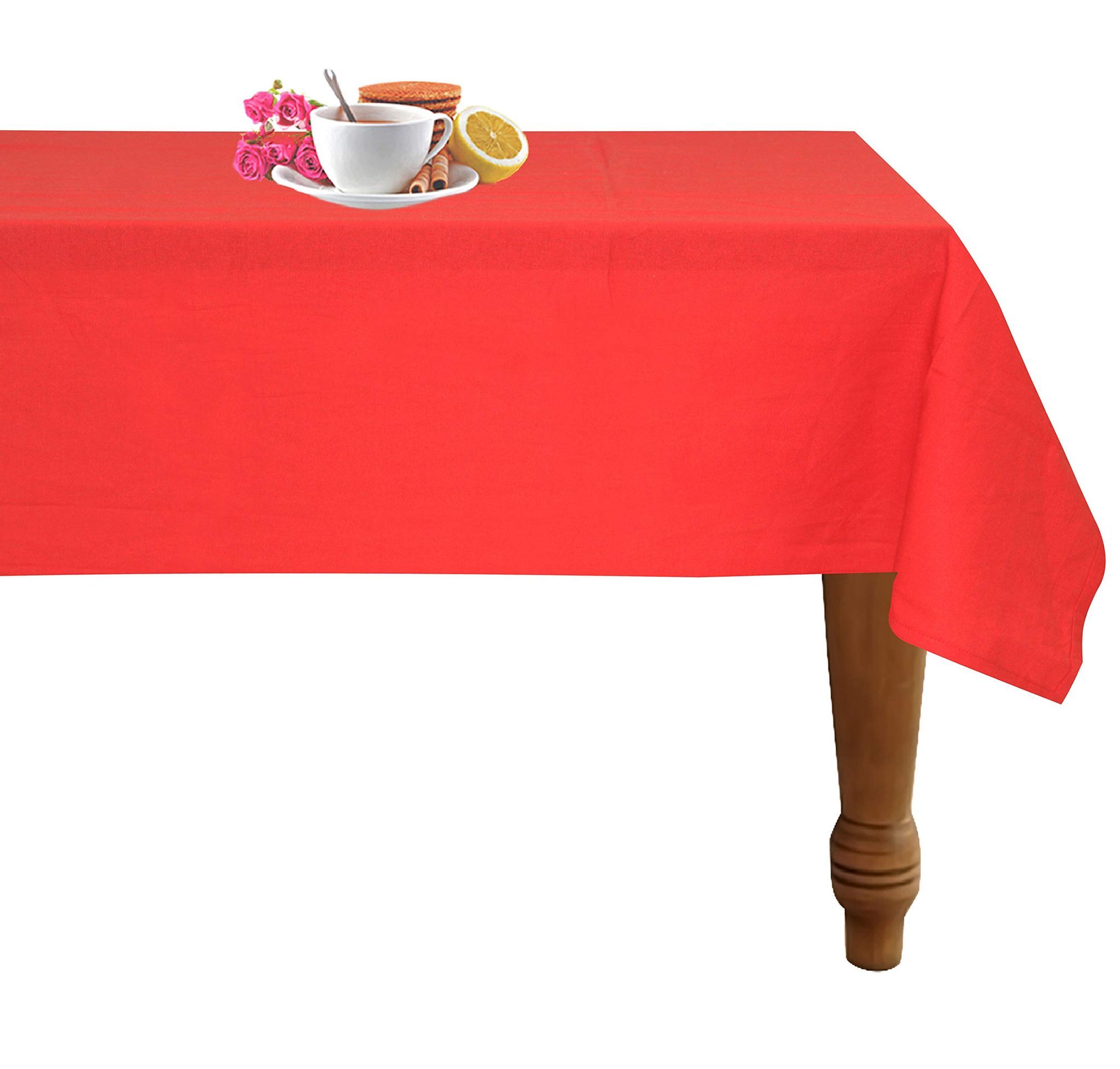 AIRWILL 100% Cotton 2 Seater Table Cover (Pack of 1)