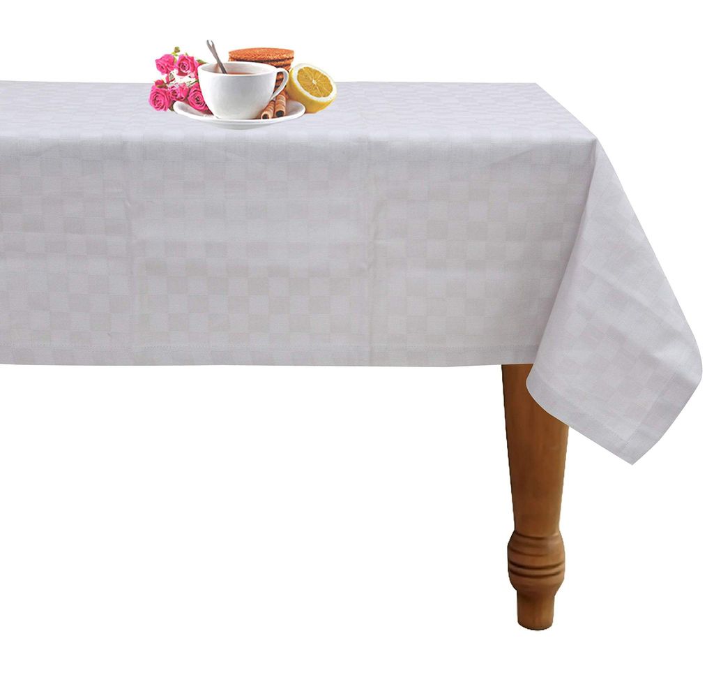 AIRWILL 100% Cotton 2 Seater Table Cover (Pack of 1)
