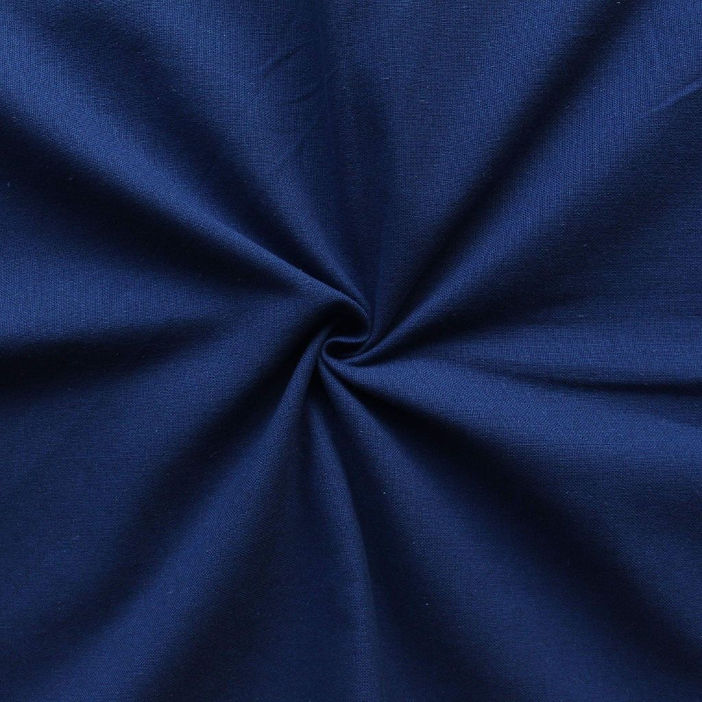 AIRWILL 100% Cotton Solid Pattern 2 Seater Square Table Cover Sized, 36x36 inches (Blue, Pack of 1)