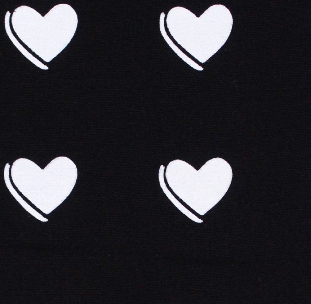 AIRWILL 100% Cotton Printed Pattern 2 Seater Square Table Cover Sized, 36x36 inches (Black,White, Pack of 1)