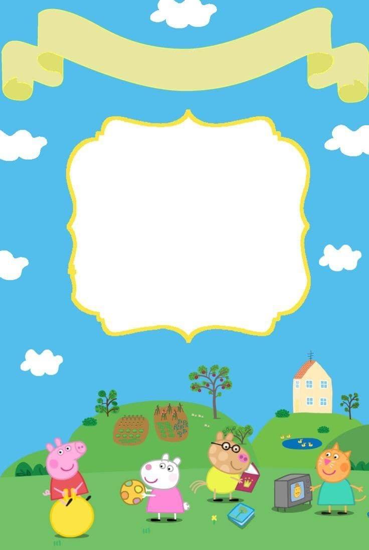 APM Peppa Pig Wall Sticker Fully Waterproof Vinyl Sticker self Adhesive for Living Room, Bedroom, Office, Kids Room 12X18 inches (PPC17)