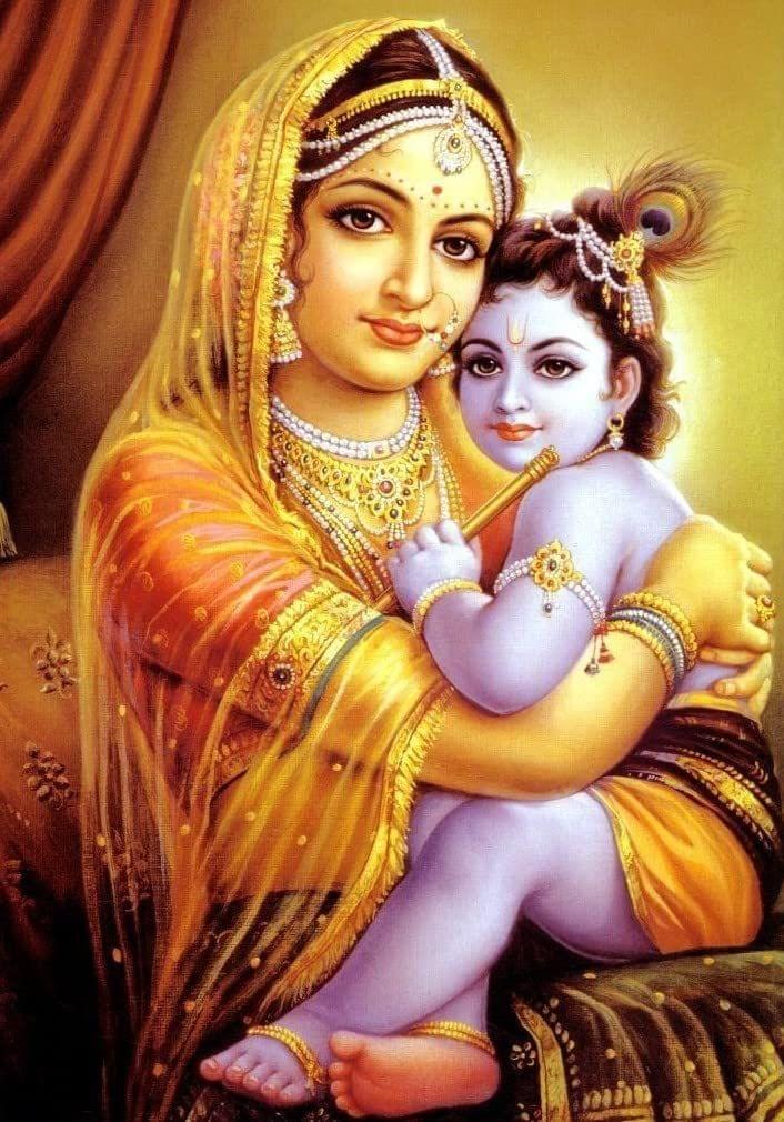 APM BAL Gopal Fully Waterproof Vinyl Sticker self Adhesive for Living Room, Bedroom, Office, Kids Room 12X18 inches (K5)