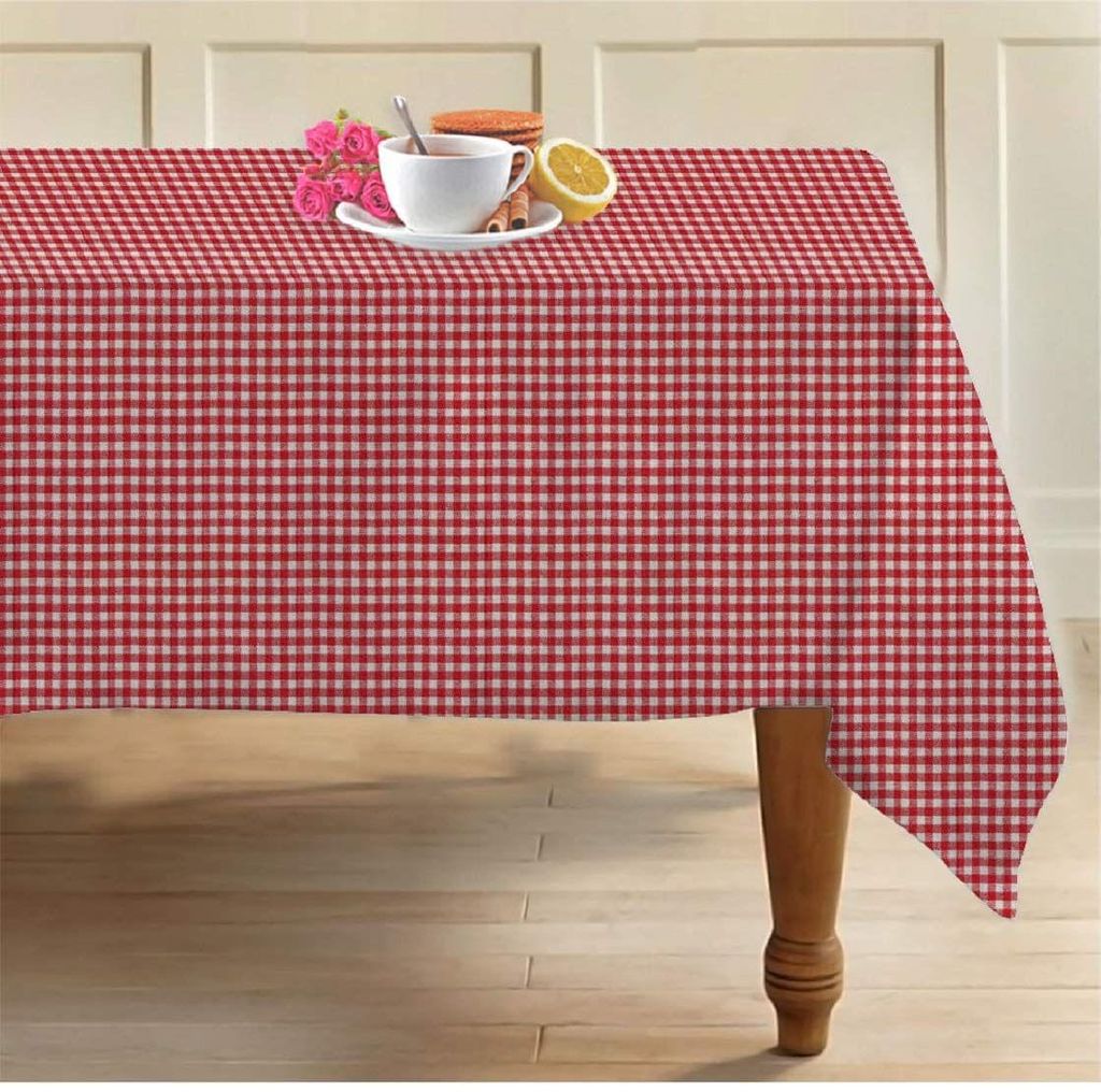 AIRWILL, 100% Cotton Designer Tablecloth/Teapoy Cloth, Sized by 140cm in Width and 180cm in Length. Use as 6/8 Seaters, Rectangles Shaped. Pack of 1 Piece - Towels | Buy online on ZillyBuy