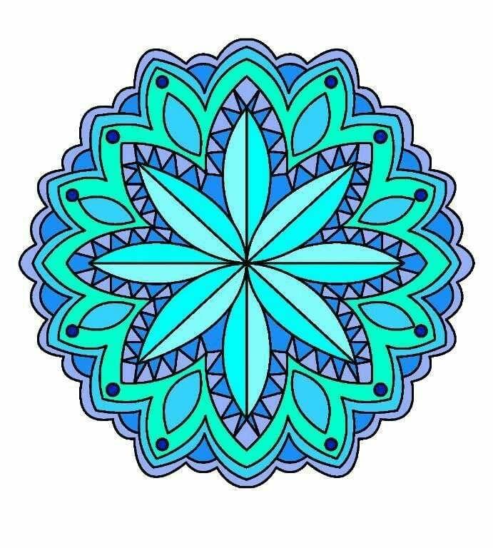 APM Rangoli Waterproof Laminated Floor Sticker in 15X15 inches (RNG11)