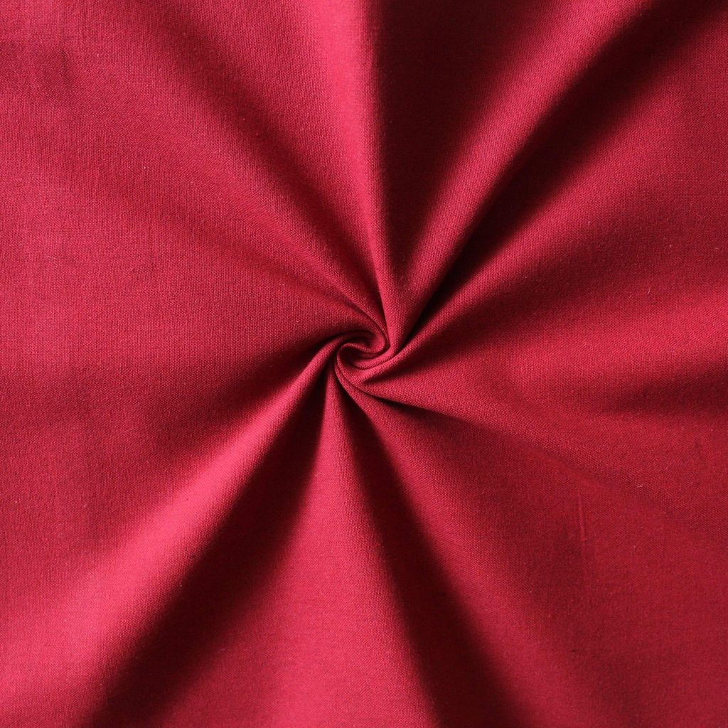 AIRWILL 100% Cotton Solid Pattern 8 Seater Rectangle Table Cover Sized, 56x95 inches (Maroon, Pack of 1)