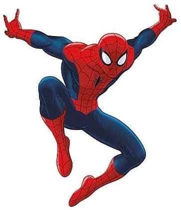 APM Spiderman Wall Sticker Fully Waterproof Vinyl Sticker self Adhesive for Living Room, Bedroom, Office, Kids Room 12X18 inches (S8)