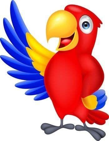 APM Kids Cute Birds Cartoon Wall Sticker Fully Waterproof Vinyl Sticker self Adhesive for Living Room, Bedroom, Office, Kids Room 12X18 inches (B11)