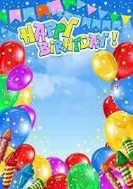 APM Happy Birthday Banner/Birthday Party Backdrop/Birthday Poster With Birthday Boy/Girl Name & Image (3ft ? 2ft) (B9)